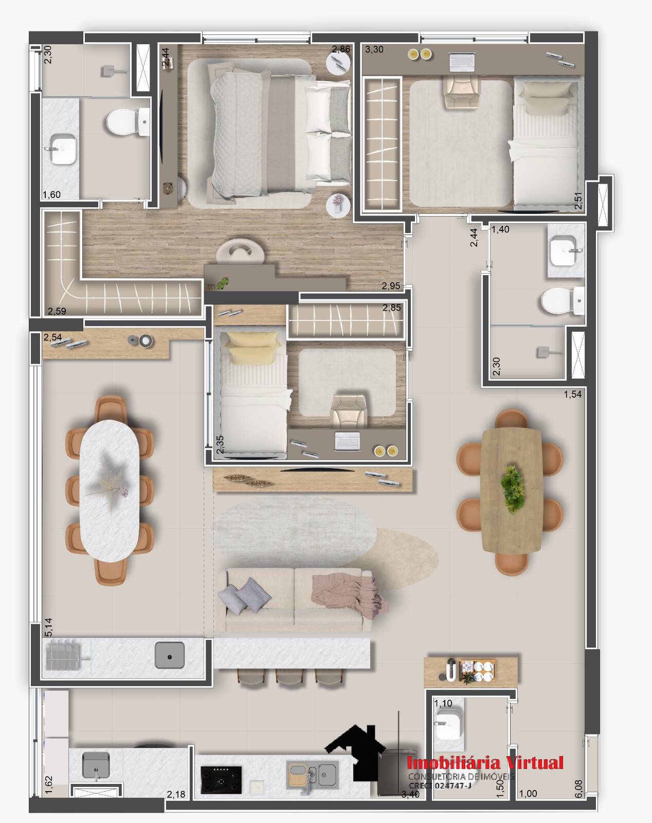 Apartamento à venda com 2 quartos, 73m² - Foto 22