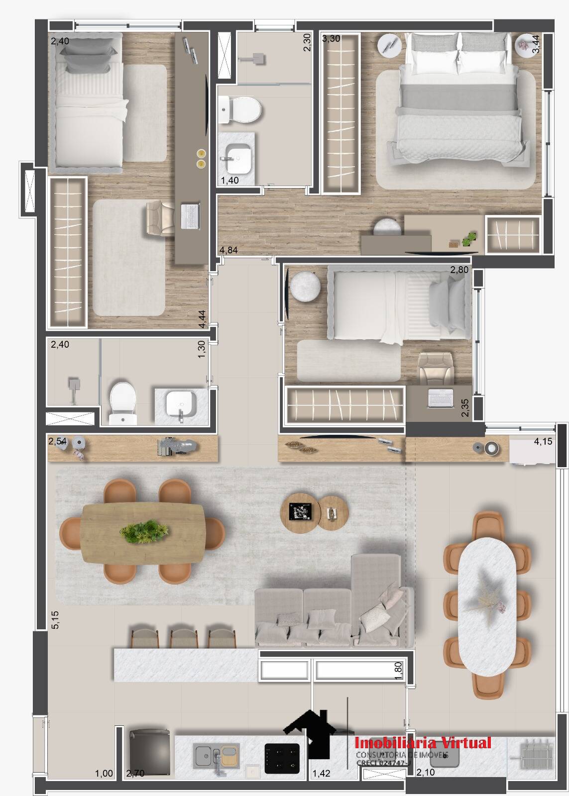 Apartamento à venda com 2 quartos, 73m² - Foto 27