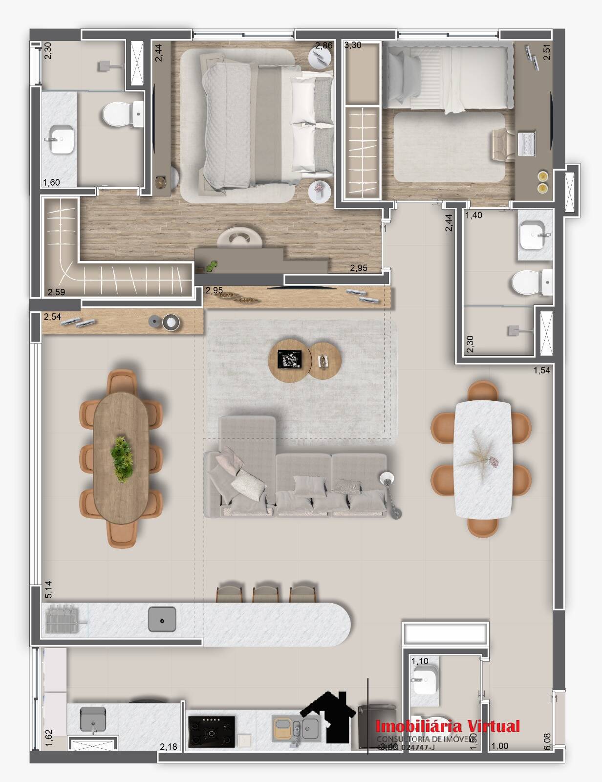 Apartamento à venda com 2 quartos, 73m² - Foto 38